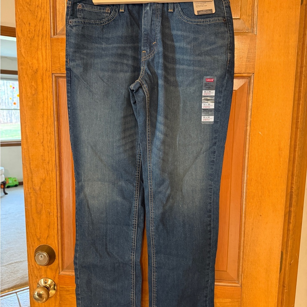 Levi's 30x30 541 Athletic Taper Midnight Blue Jeans